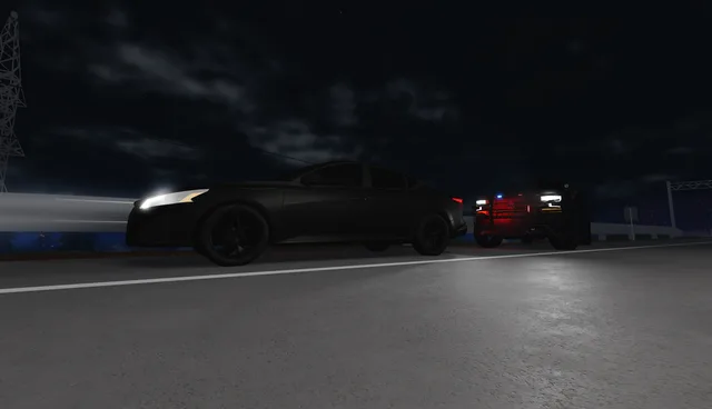 A nighttime patrol scene in Liberty City
